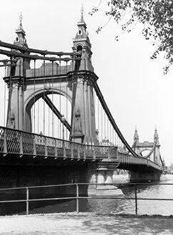 1887 Collection: Hammersmith Bridge