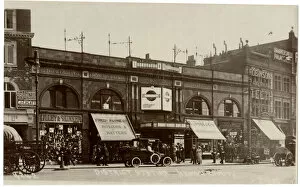 Hammersmith Underground Station, street view