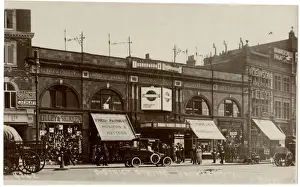 Blinds Prints: Hammersmith Underground Station, street view