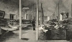 Dormitory Prints: Hammocks in dormitory, Mettray Colony, France