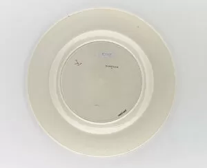 Dresser Gallery: Hampden dinner plate, reverse