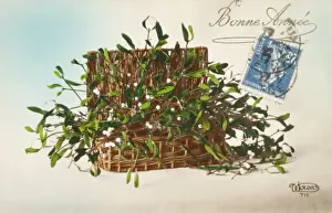 Hamper Prints: Hamper of Mistletoe