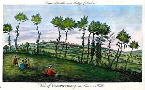 Topographical Collection: Hampstead From Primrose Hill