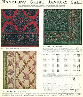 Variant Collection: Hampton and Sons Advertisement