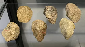 Hand axes. Acheulian Culture. 1500000-200000 BC