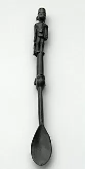 Images Dated 2nd August 2010: Hand-carved WWI African Black Wood Askari soldier - spoon