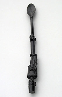 Images Dated 2nd August 2010: Hand-carved WWI African Black Wood Askari soldier - spoon
