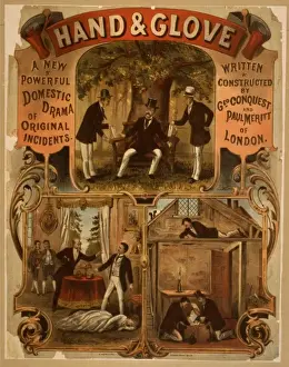 Incidents Prints: Hand & glove a new & powerful domestic drama of original inc