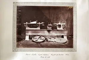 Centres Prints: Hand lathe, light pattern