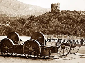 Llanberis Prints: Hand tinted photo of a velocipede (used for transporting)