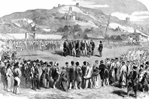 The Handing Over Ceremony at Ordnance Wharf, Balaklava, 1856