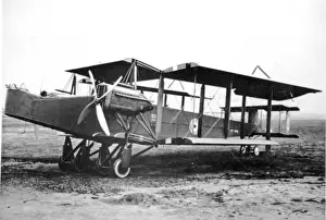 Biplanes Prints: Handley Page 0 / 400 with wings folded