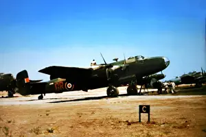 Handley Page Halifax II of No301 Squadron in Italy, Jul