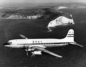 Hermes Gallery: Handley Page Hermes aloft-BOACs G-ALDM
