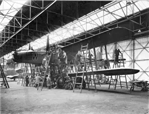 Handley Prints: Handley Page HP38 Heyford I K3497 at Radlett