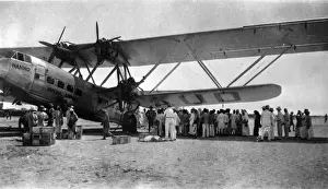 Hanno Prints: Handley Page HP42E G-aUD Hanno at Sharjah