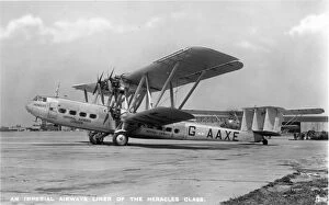 Handley Page HP42W G-AAXE Hengist at Croydon
