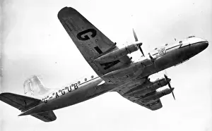 Hermes Prints: Handley Page HP74 Hermes II G-AGUB at the 1947 SBAC show