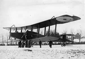 Cricklewood Prints: Handley Page O / 100 3119 at Cricklewood in April 1917