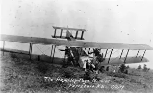 Handley Page V / 1500 F7140 Atlantic after the crash