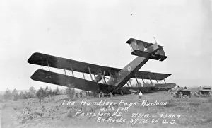Handley Page V / 1500 F7140 Atlantic after the crash