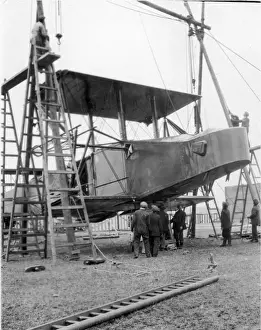 Handley Page V / 1500 F7140 Atlantic is reassembled