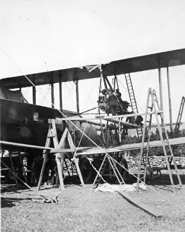Handley Page V / 1500 F7140 Atlantic is reassembled