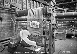 Carpet Prints: Handloom Carpet Weaving, Killybegs
