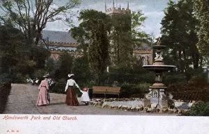 Crenellated Prints: Handsworth Park and Old Church, Handsworth, Birmingham