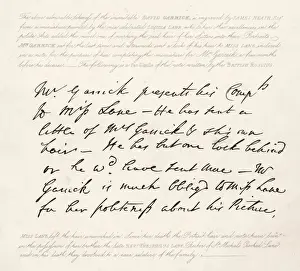 Handwriting / Garrick