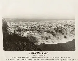The Hangchow Bore, China 1893, the Qiantang River