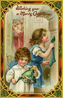 Fill Prints: Hanging the Christmas stocking