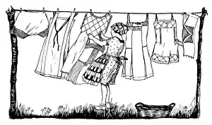 Hanging up Washing