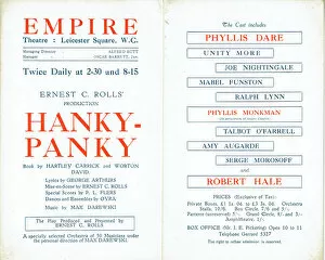 Hartley Gallery: Hanky Panky by Hartley Carrick and Wortley David