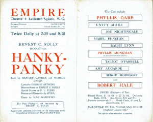Hanky Panky by Hartley Carrick and Wortley David Hanky Panky by Hartley Carrick and Wortley David