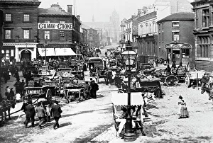 Hanley Prints: Hanley Town Road early 1900s