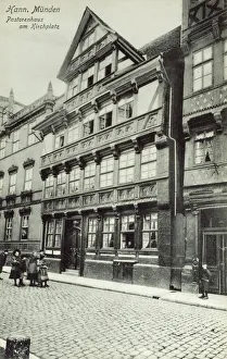 Images Dated 17th August 2011: Hann. Munden, Germany - Parsonage