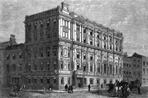 Nations Prints: The Hanover Square Club House 1876