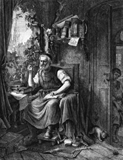 Reformation Collection: Hans Sachs at Work