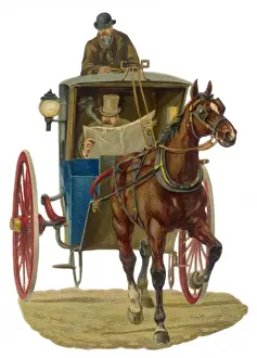 Cabs Prints: Hansom Cab Scrap