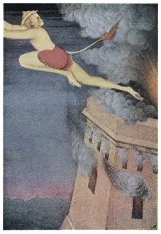 Escapes Prints: Hanuman Burns Lanka