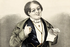 Boom Gallery: Happy businessman looking at stock exchange receipt