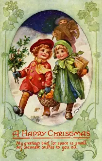 Bowley Prints: Happy children with gifts