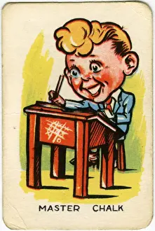 Schoolboy Prints: Happy Familes Playing Cards - Master Chalk