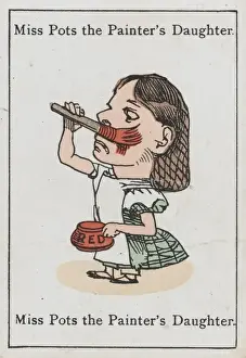 Paint Brush Prints: Happy Families / Miss Pots