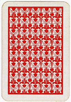 Images Dated 8th January 2016: Happy Families Playing Cards - design on back