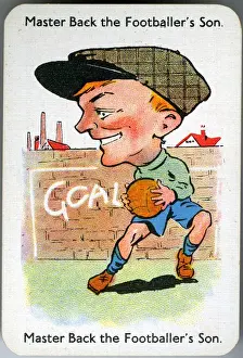 Goal Prints: Happy Families Playing Cards - Master Back
