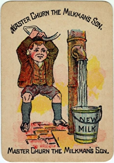 Images Dated 8th January 2016: Happy Families Playing Cards - Master Churn