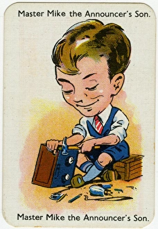 Announcer Gallery: Happy Families Playing Cards - Master Mike