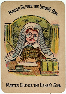 Images Dated 8th January 2016: Happy Families Playing Cards - Master Silence